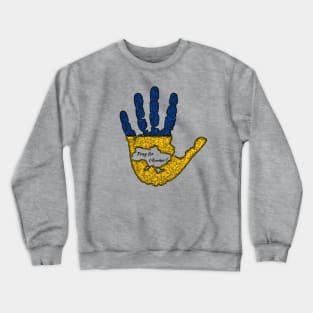 Fasbytes Pray For Ukraine Flag Crewneck Sweatshirt